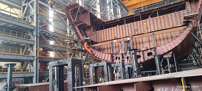 Fabrication-Assembly & Erection of Hull Units 